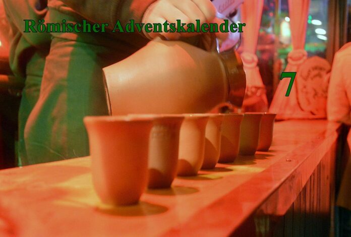 Mainz&-Adventskalender, Türchen 7: Von Mulsum und einem Mann namens Apicius – Römischer Würzwein auf dem Mainzer Weihnachtsmarkt