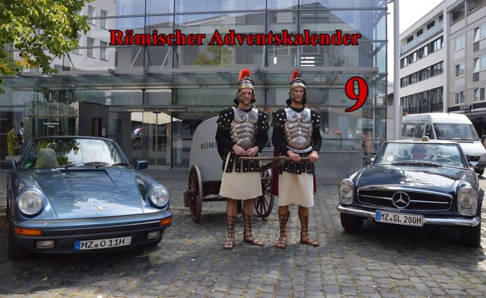 Mainz&-Adventskalender, Türchen 9: Ein antiker Meilenstein im sagenhaften Wegenetz der Römer und ein römischer Usurpator