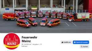 Titelfoto des neue Facebook-Kanals der Feuerwehr Mainz. - Screenshot: gik