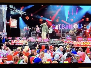 TV-Übertragung des WDR am 11.11.2025 aus Köln. Im SWR lief derweil "Kaffee oder Tee" oder die "Eisenbahnromantik". - Foto: gik 
