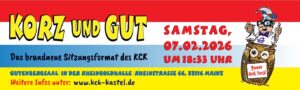 Banner KCK Korz und Gut Sitzung 2026