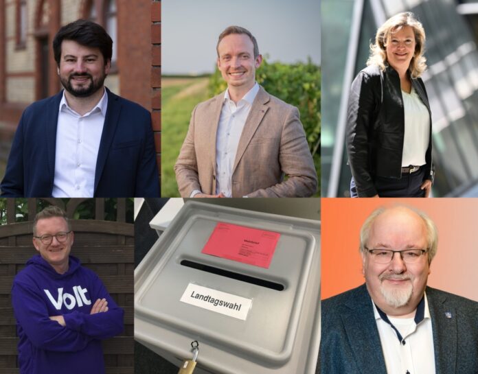 Mainz&-Fragebogen zur Landtagswahl 2026, Mainz III: CDU, Grüne, FDP, ÖDP, Volt – Die Bewerber im Wahlkreis III in Mainz