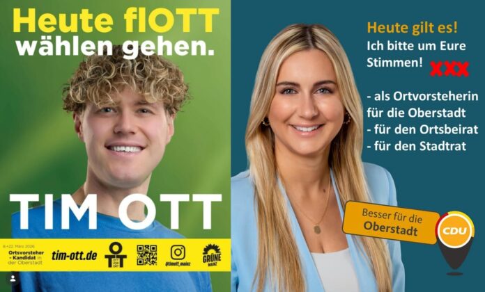 E I L — Ortsvorsteherwahl in Mainz-Oberstadt: Grüne und CDU in der Stichwahl – SPD nur auf Platz drei