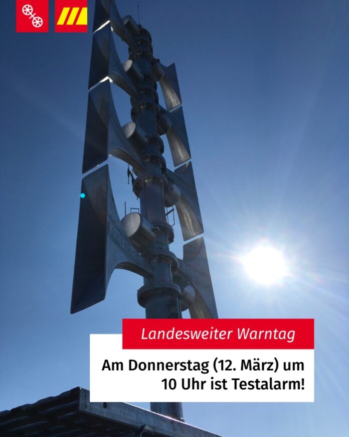 Sirenenalarm in Mainz und Wiesbaden am 12. März 2026 – Landesweiter Warntag: Test für Sirenen und Warnsysteme
