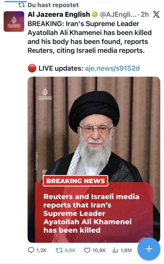 Mainz& Live-Ticker, Tag 2: USA und Israel greifen Iran an – Iranischer Führer Chamenei tot – Iran bombardiert zivile Ziele am Golf