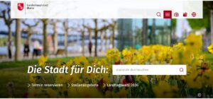 So sieht er aus, der neue Internetauftritt der Stadt Mainz. - Screenshot: gik