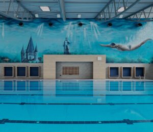 Das neu gestaltete Sportbad im Taubertsbergbad ist bereits so gut wie fertig. - Foto: Mainzer Stadtwerke