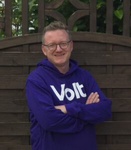 Der Physiker Thomas Schwiertz tritt für die Europartei VOLT an. - Foto: VOLT 
