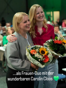 Reines Frauenduo an der Spitze der rheinland-pfälzischen Grünen: Carolin Cloos und Christian Sauer. - Foto: Grüne RLP