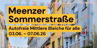 Mittlere Bleiche in Mainz wird im Juni zur „Meenzer Sommerstraße“: Initiative Mainz Zero will Beispiel für umweltfreundliches Leben setzen