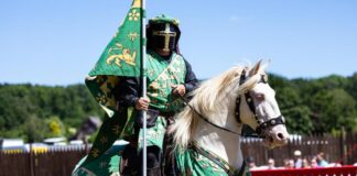 Mittelalter-Spektakel in Wiesbaden-Biebrich: Heimdalls Erben laden zu Ritterturnier und Feuershow – Mittelaltermarkt bei der Gibber Kerb
