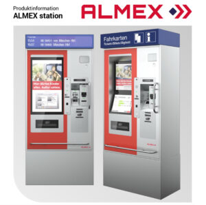 Ticketautomaten der Firma Almex, gezeigt auf der Homepage der Firma. - Foto: Almex