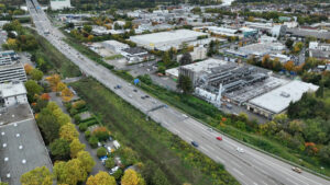 Die A643 zwischen Schiersteiner Brücke und Schiersteiner Kreuz bei Wiesbaden soll ab Donnerstagfrüh wieder befahrbar sein. – Foto: Autobahn GmbH