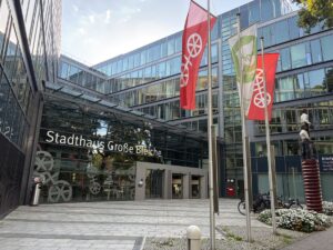 Das Stadthaus in der Großen Bleiche, Sitz des Mainzer Stadtvorstands. - Foto: gik