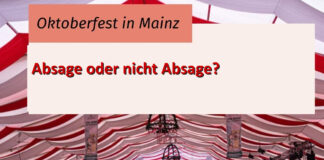 EIL& — Mainzer Oktoberfest doch möglich? – Dehoga: Festzelt standsicher, alle Brandschutzauflagen erfüllt – Pressekonferenz am Mittwoch