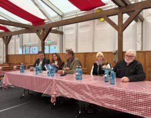 Die Pressekonferenz am Mittwochvormittag - mit den Dezernenten Karten Lange und Manuela Matz, DEHOGA-Präsident Gereon Haumann und Veranstalter Karl Strack, aber ohne Dezernent Ludwig Holle. - Foto: gik